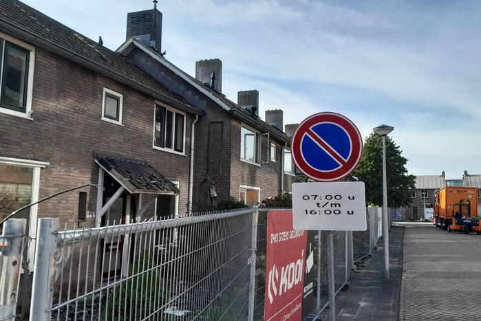 Specialistisch bijstandsteam USAR oefent bij sloopwoningen