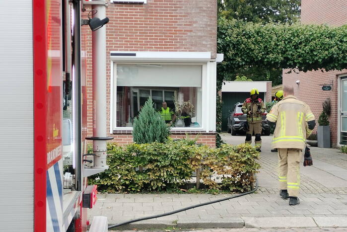 Rookontwikkeling door pan op kookplaat