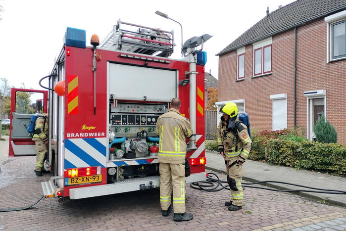 Rookontwikkeling door pan op kookplaat