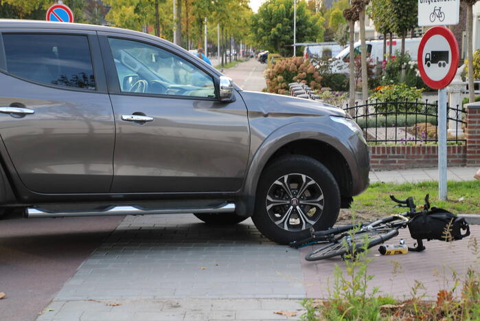 Fietser gewond bij botsing met automobilist