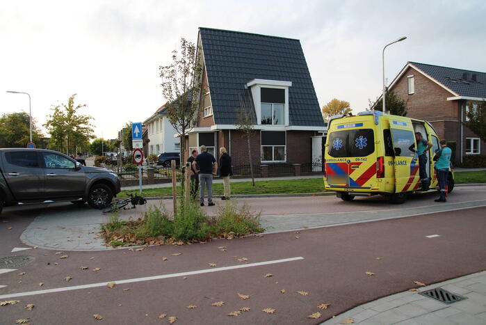 Fietser gewond bij botsing met automobilist