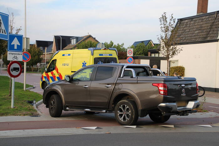 Fietser gewond bij botsing met automobilist