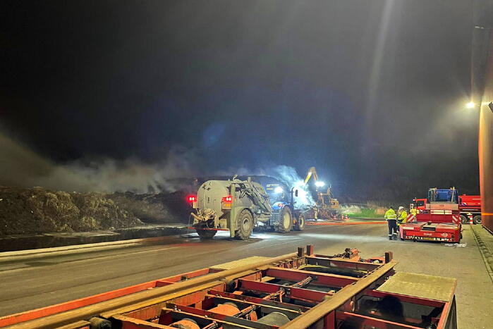 Flinke rook ontwikkeling vanwege brand bij afvalverwerkingsbedrijf Renewi Smink