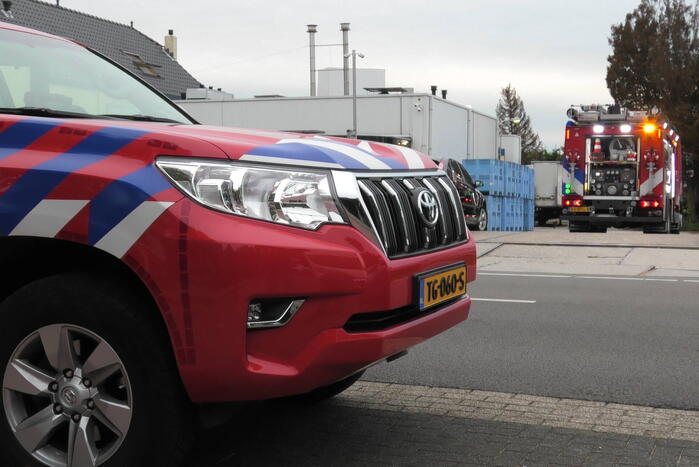 Keukenbrand in bedrijfspand