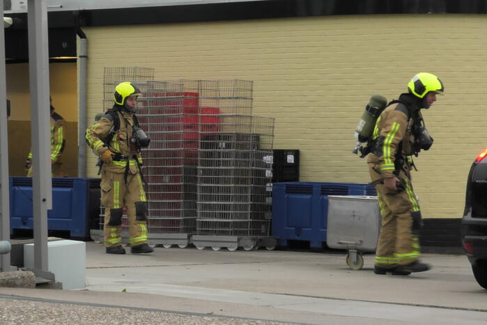 Keukenbrand in bedrijfspand