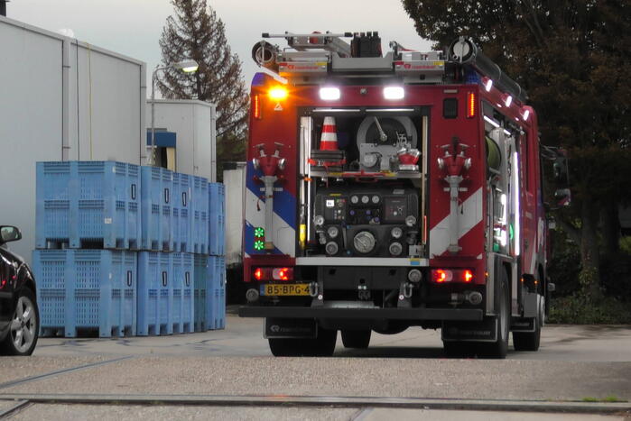 Keukenbrand in bedrijfspand