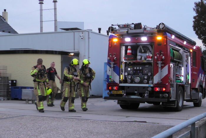 Keukenbrand in bedrijfspand