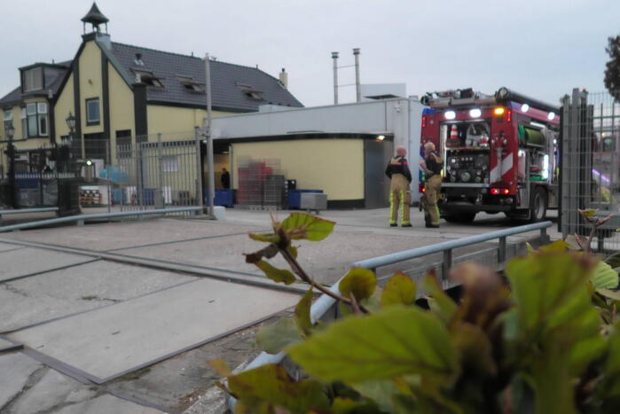 Keukenbrand in bedrijfspand