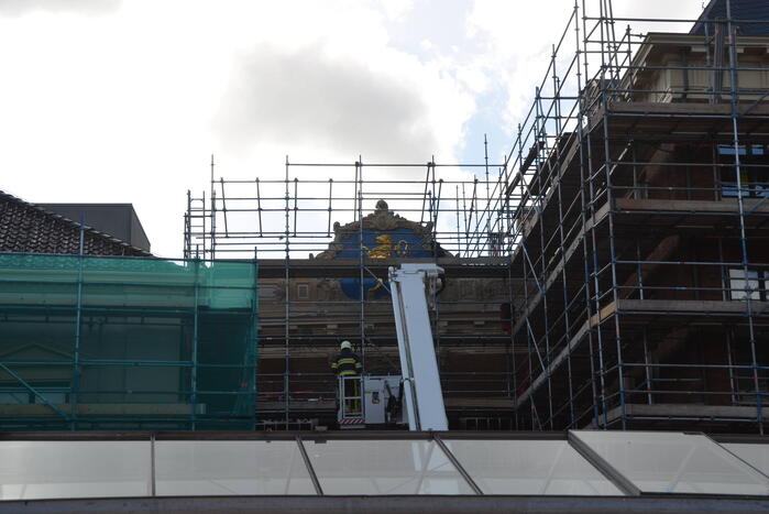 Brand bij verbouwing stadhuis