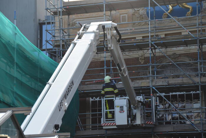 Brand bij verbouwing stadhuis