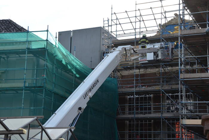 Brand bij verbouwing stadhuis