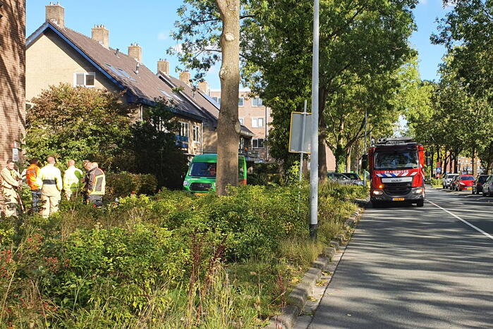 Gaslek door graafwerkzaamheden in Helpman