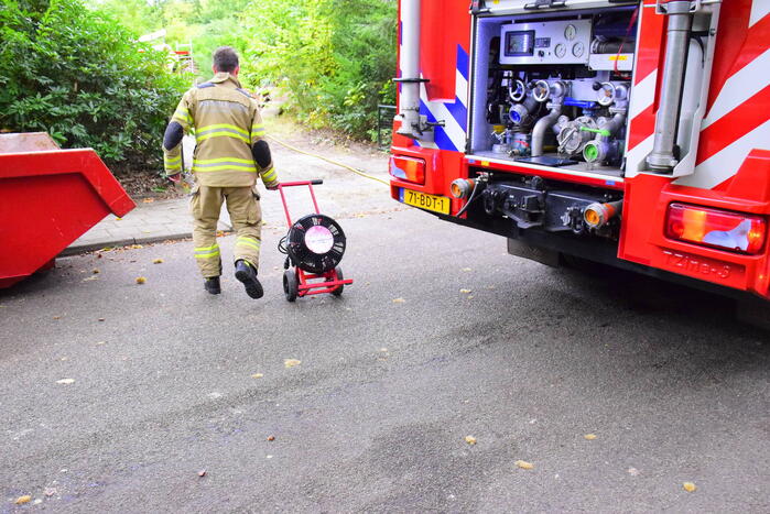 Gaslek na graafwerkzaamheden bij woning
