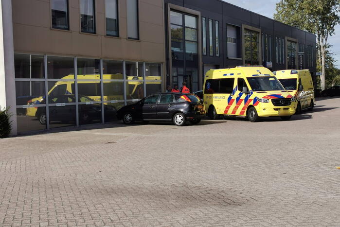 Traumahelikopter landt voor incident op bedrijventerrein