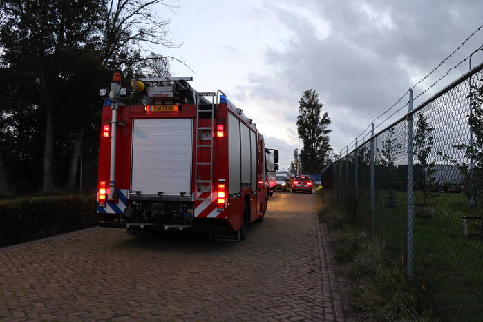 Brand op schip blijkt rookbom