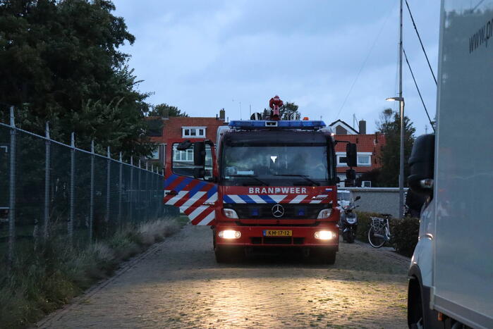 Brand op schip blijkt rookbom