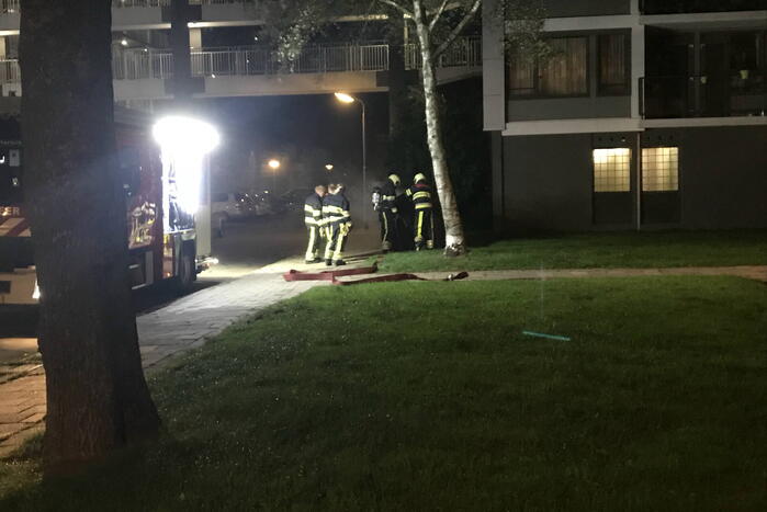 Papiercontainer in brand