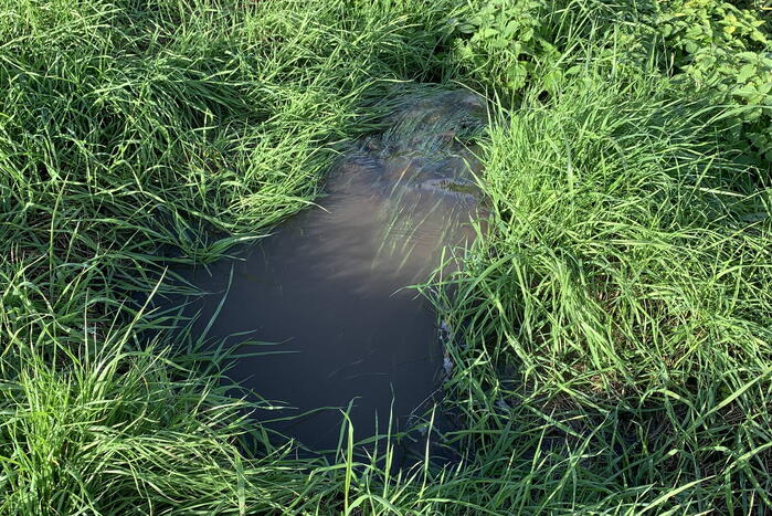 Waterlekkage door kapotte waterleiding