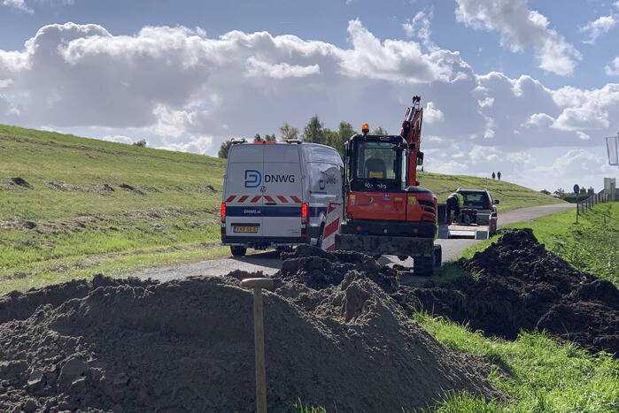 Waterlekkage door kapotte waterleiding