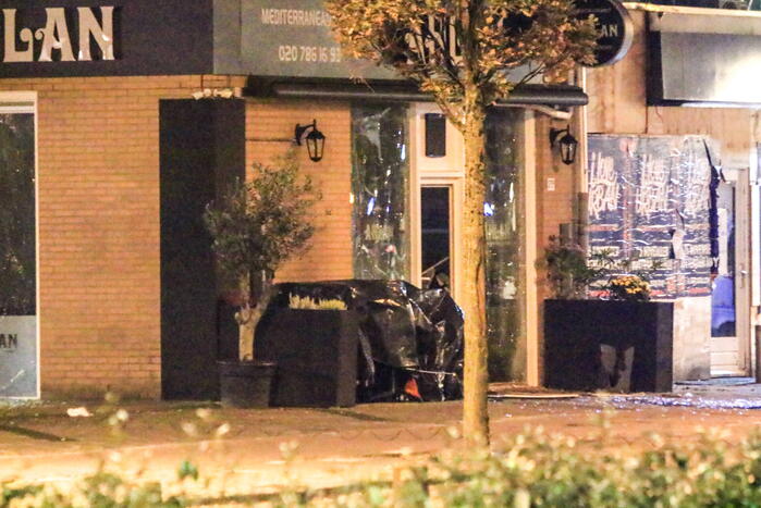 Flinke schade na explosie op restaurant