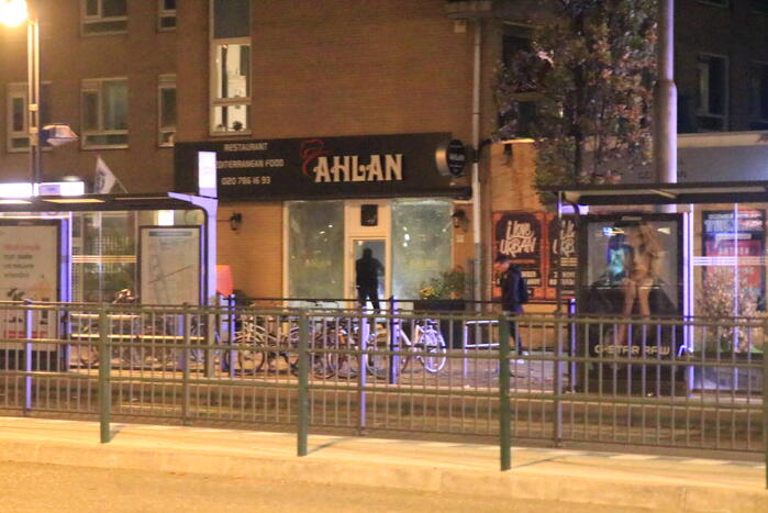 Flinke schade na explosie op restaurant