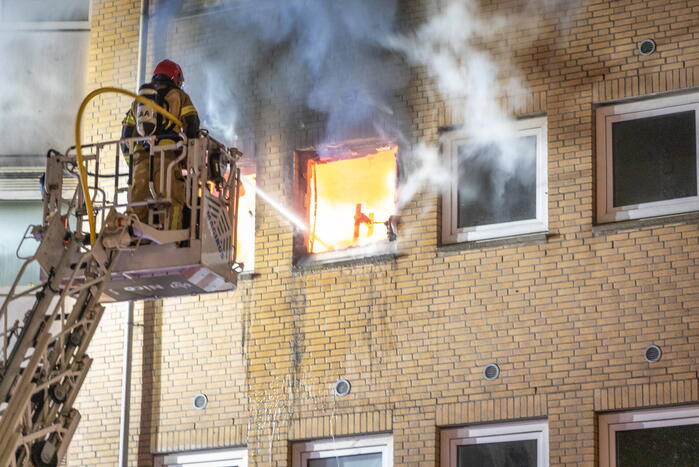 Dode bij uitslaande brand in flatwoning