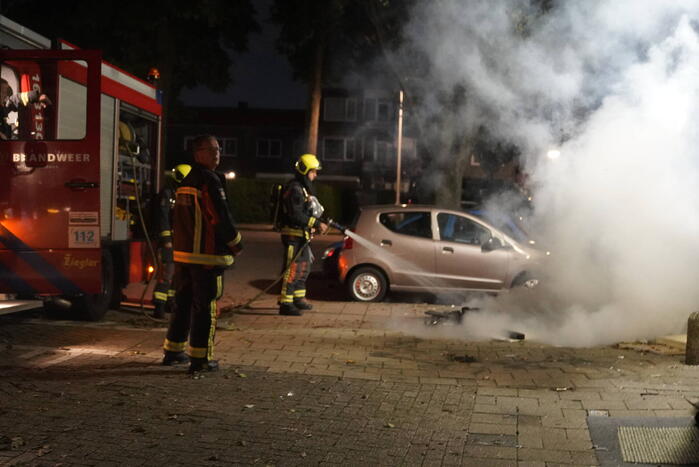 Afvalbrand snel onder controle