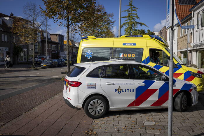 Fietser gewond bij botsing met scooter