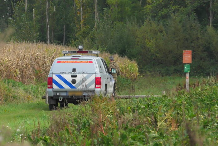 Gevonden granaten tot ontploffing gebracht