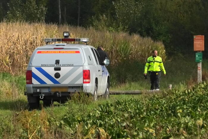 Gevonden granaten tot ontploffing gebracht