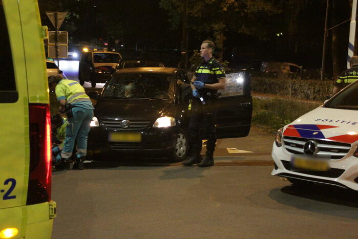 Fietser geschept bij oversteekplaats