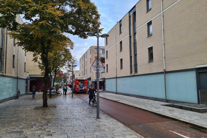 Kleine brand in flatwoning