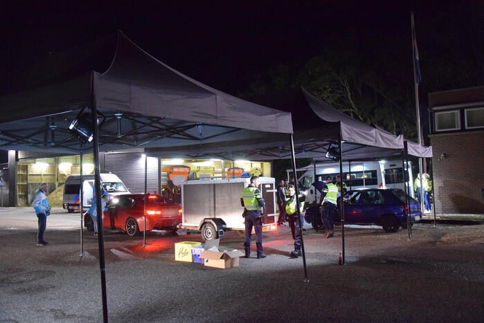 Grote integrale controle bij Brouwersdam