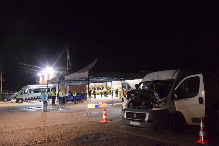 Grote integrale controle bij Brouwersdam