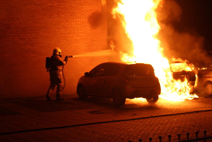 Flinke schade wegens overslaande brand