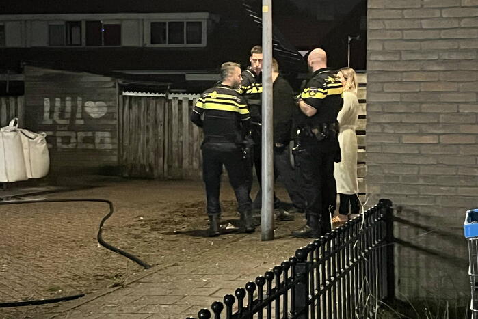 Flinke schade wegens overslaande brand