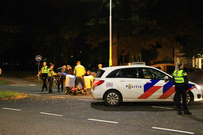 Fietser gewond bij aanrijding