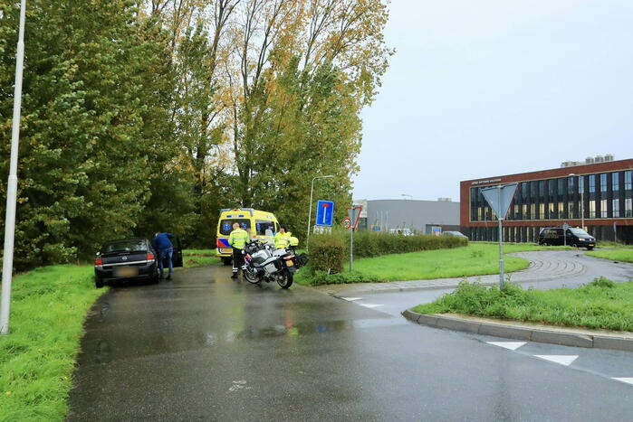 Fiets door midden bij botsing met scooter