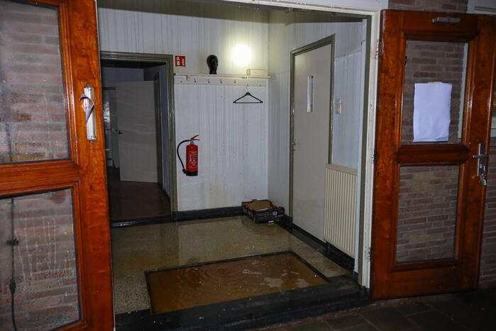 Waterleiding gesprongen bij Kunstcollectief