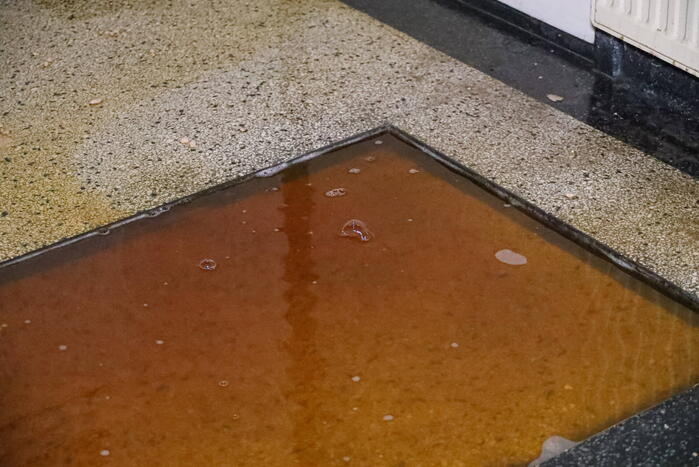 Waterleiding gesprongen bij Kunstcollectief