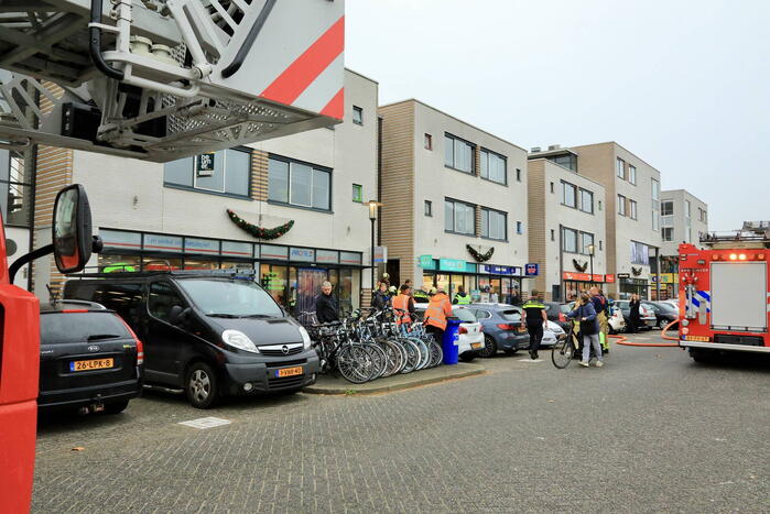 Brand in meterkast snel gedoofd