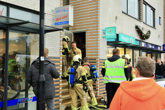 Brand in meterkast snel gedoofd