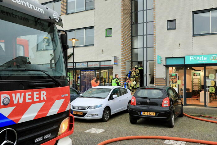 Brand in meterkast snel gedoofd