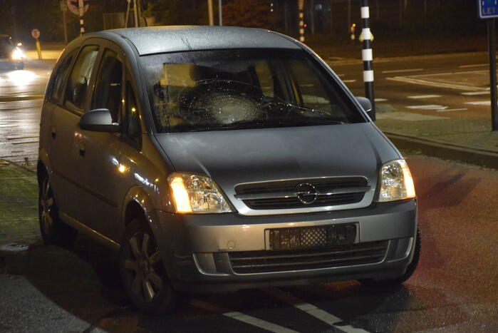 Fietser geschept door automobilist