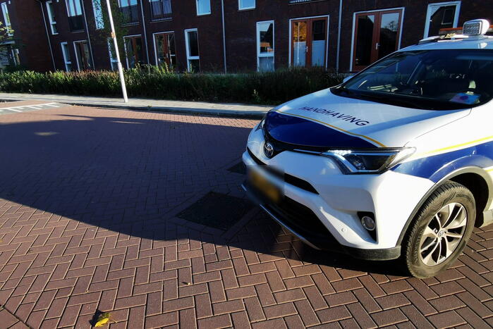 Weg afgesloten door Sinkhole