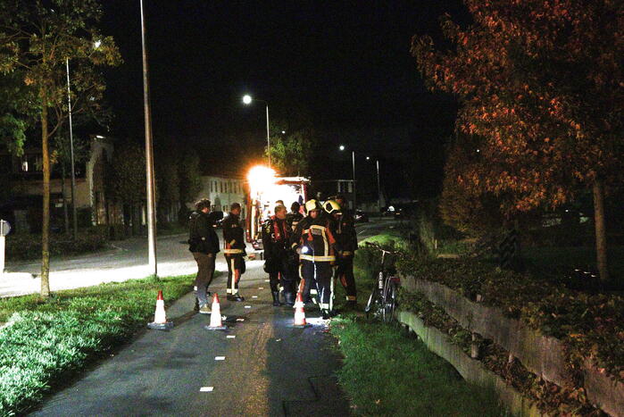 Zoekactie na gevonden fiets bij waterkant