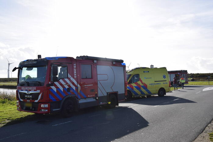 Hulpdiensten ingezet voor aangetroffen fiets naast water