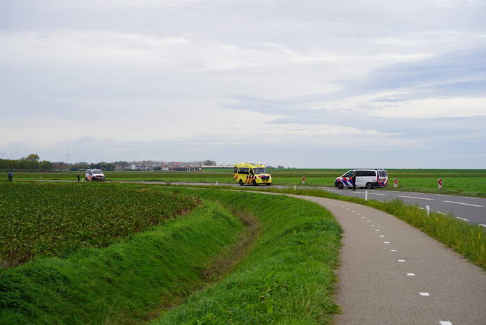 Motorrijder gewond na val