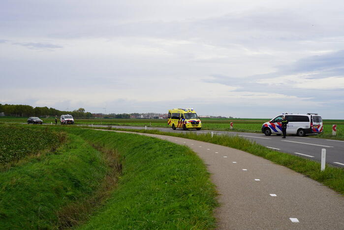 Motorrijder gewond na val