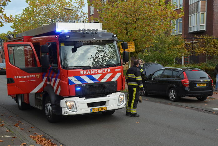 Voertuigbrand snel onder controle